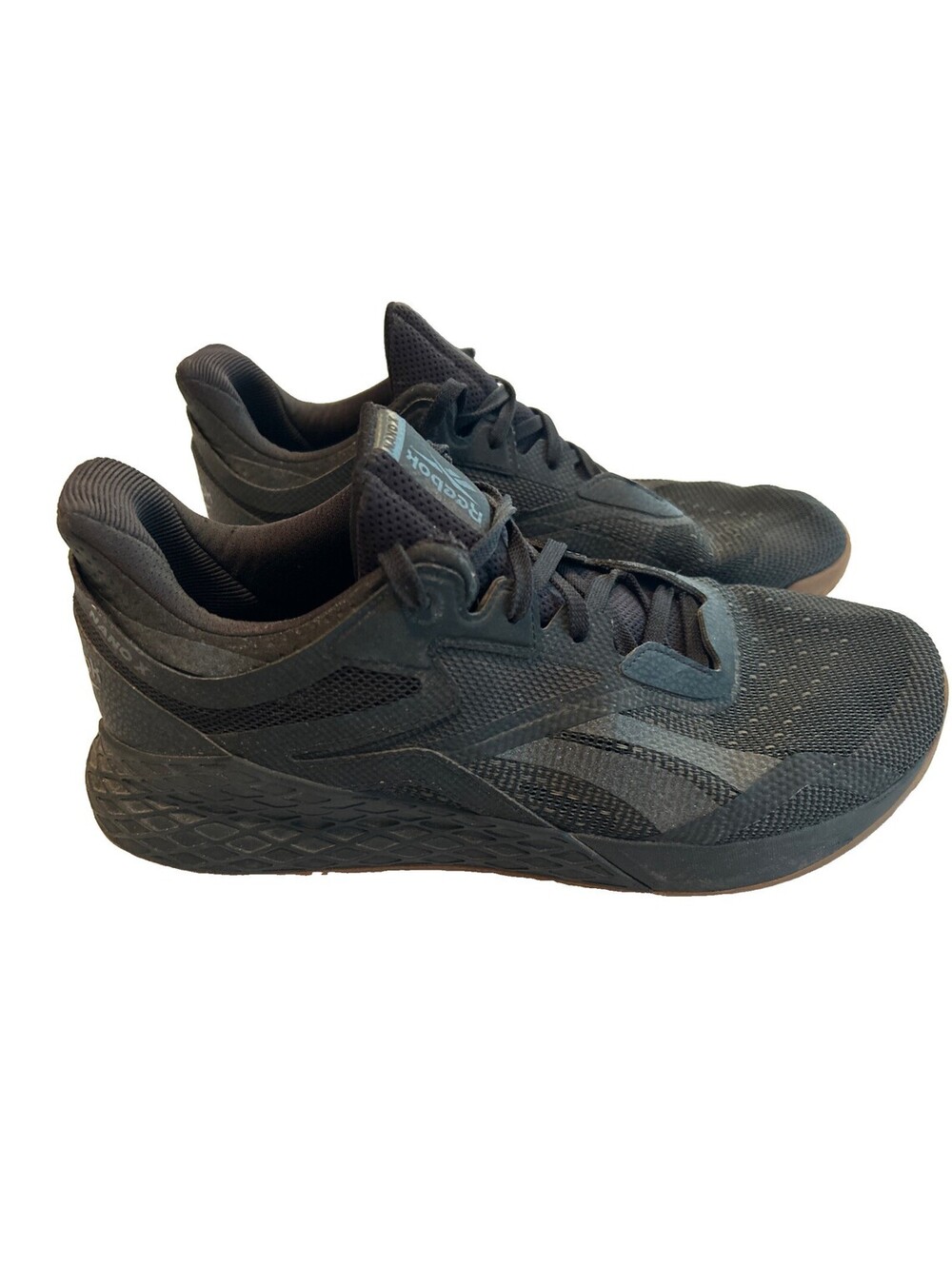 Reebok Nano X Cross Trainer Training Shoes Men’s Size 12 Black FV6672 Gum Soles